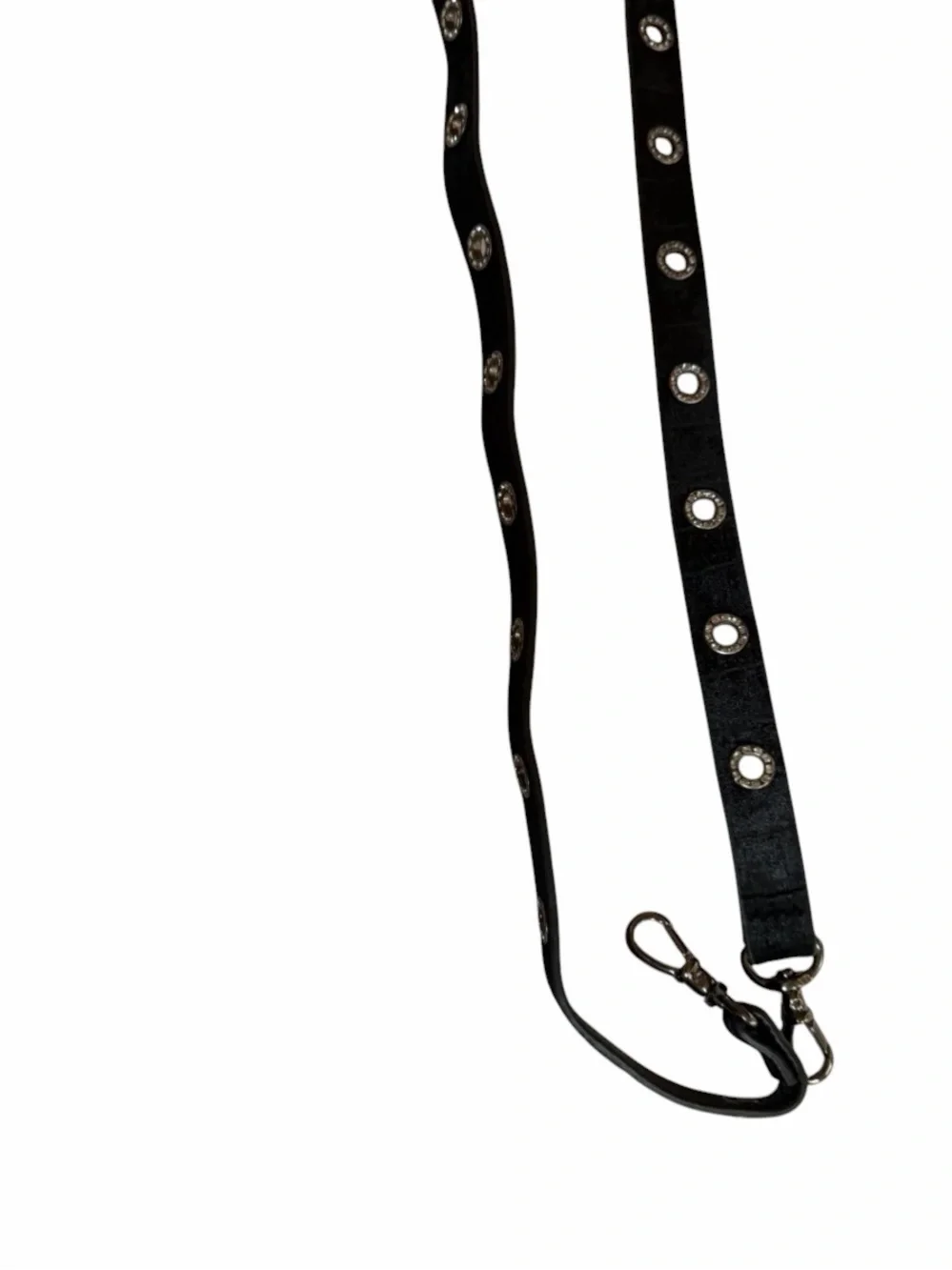 Bandolier black velvet phone case crossbody strap fits IPhone X & XS card slot